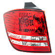 2015 Dodge Journey - Driver and Passenger Side, Outer Halogen Tail Light, With bulb(s), Mounts on Body, OE Replacement, CAPA Certified