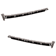 Rear, Driver and Passenger Side/Rear, Driver and Passenger Side, Upper Bumper Brackets, For Models with/without Wide Body Option