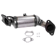 2011-2014 Dodge Avenger - Front, Driver and Passenger Side Catalytic Converters, 3.6L Engine, Except AWD, Federal EPA, 46-State Cannot ship to/installed in vehicles purchased in CA/CO/NY/ME