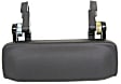 2001 Ford Ranger - Front, Driver and Passenger Side Textured Black Exterior Door Handle, Without Key Hole, 2-Door, USA Type, Extended Cab Pickup