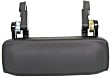 2001 Ford Ranger - Front, Driver and Passenger Side Textured Black Exterior Door Handle, Without Key Hole, 2-Door, USA Type, Extended Cab Pickup