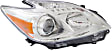 Driver and Passenger Side Headlights, without Bulbs, Halogen, CAPA Certified