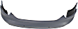 2006-2008 Audi A6 - Sedan Front and Rear Primed Bumper Cover Base 3.2L, 6Cyl, Front Bumper Cover - Without parking aid sensor holes; Rear Bumper Cover - With parking aid sensor holes