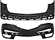 Front and Rear Primed Bumper Cover CAPA Certified