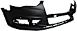 Front and Rear Primed Bumper Cover, CAPA Certified