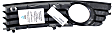 Front, Driver and Passenger Side Fog Light Trims, Primed, Type 2, Except Cabriolet Model
