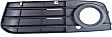 Front, Driver and Passenger Side Fog Light Trims, Primed, without S-Line Package