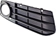 Front, Driver and Passenger Side Fog Light Trims, Primed, without S-Line Package