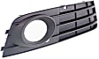 Front, Driver and Passenger Side Fog Light Trims, Primed, without S-Line Package