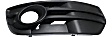Front, Driver and Passenger Side Fog Light Trims, Primed, For Models Without S-Line Package