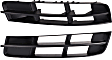 Front, Driver and Passenger Side, Outer Bumper Grille, Textured Black, For Models Without S-Line Package