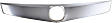 Upper and Lower Grille Trim, Primed, Sedan