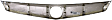 Upper and Lower Grille Trim, Primed, Sedan