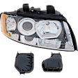 Driver and Passenger Side Halogen Headlight, Without bulb(s), OE Replacement