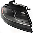 2009-2012 Audi A4 Quattro - Driver and Passenger Side Halogen Headlight, With bulb(s), OE Replacement
