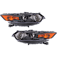 2012 Acura TSX - Driver and Passenger Side HID/Xenon Headlight, Without bulb(s), OE Replacement, CAPA Certified