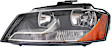 Driver and Passenger Side Halogen Headlight, With bulb(s), OE Replacement