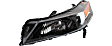 2012-2014 Acura TL - Driver and Passenger Side Headlights, without Bulbs, HID/Xenon, OE comparable