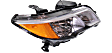 2013-2015 Acura RDX - Driver and Passenger Side Halogen Headlight, With bulb(s), OE Replacement