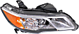 Driver and Passenger Side Headlights, without Bulbs, HID/Xenon, OE comparable