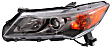 2015 Acura ILX - Driver and Passenger Side Halogen Headlight, With bulb(s), OE Replacement