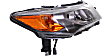 2015 Acura ILX - Driver and Passenger Side Halogen Headlight, With bulb(s), OE Replacement