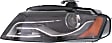 2009-2010 Audi A4 - Driver and Passenger Side Headlights, without Bulbs, HID/Xenon, OE comparable
