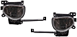 Front, Driver and Passenger Side Fog Lights, With Bulb(s), Halogen