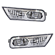 Front, Driver and Passenger Side Fog Lights, Without Bulb(s), Halogen