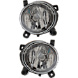 Front, Driver and Passenger Side Halogen Fog Light, With bulb(s)