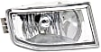 Front, Driver and Passenger Side Fog Lights, Without Bulb(s), Halogen