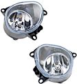 Front, Driver and Passenger Side Fog Lights, With Bulb(s), Halogen