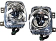 Front, Driver and Passenger Side Fog Lights, With Bulb(s), Halogen, CAPA CERTIFIED