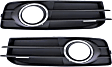 2013 Audi A3 - Driver and Passenger Side Fog Light Trim, For Models With Sport Package, Black