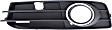 2013 Audi A3 - Driver and Passenger Side Fog Light Trim, For Models With Sport Package, Black