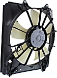 2012 Acura TL - Radiator and A/C Condenser Fan Driver and Passenger Side, 6 Cyl 3.5L, Single fan