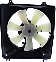 2012 Acura TL - Radiator and A/C Condenser Fan Driver and Passenger Side, 6 Cyl 3.5L, Single fan