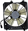 2012 Acura TL - Radiator and A/C Condenser Fan Driver and Passenger Side, 6 Cyl 3.5L, Single fan