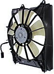 2012 Acura TL - Radiator and A/C Condenser Fan Driver and Passenger Side, 6 Cyl 3.5L, Single fan