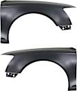 Front, Driver and Passenger Side Fenders, Without turn signal light hole