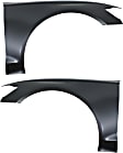 Front, Driver and Passenger Side Fenders, With turn signal light hole