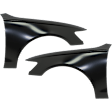 Front, Driver and Passenger Side Fenders, With turn signal light hole