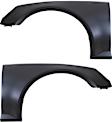 2020-2024 Audi A4 Quattro - Front, Driver and Passenger Side Fenders, Without side marker hole, CAPA CERTIFIED