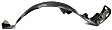 Front, Driver and Passenger Side, Fender Liner