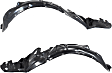 Front, Driver and Passenger Side, Fender Liner