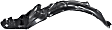 Front, Driver and Passenger Side, Fender Liner