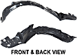 Front, Driver and Passenger Side, Fender Liner