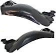 Front, Driver and Passenger Side, Rear Section, Fender Liner