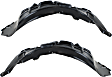 Front, Driver and Passenger Side, Fender Liner
