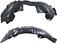 Front, Driver and Passenger Side, Fender Liner